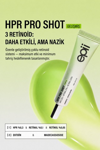 Hpr Pro Shot 20 Ml Hpr %0.3 + Retinal %0.1 + Retinol %0.05 Çoklu Retinoid Serum