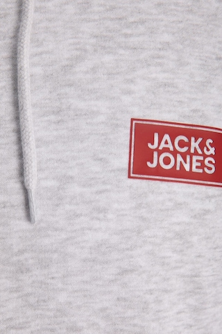 Jack & Jones Jjrush Erkek Kapüşonlu Sweatshirt Rahat Günlük Pamuklu Gri