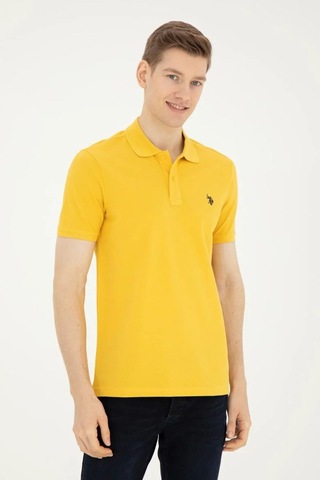 U.S. Polo Assn. Erkek Safran Basic Tişört 1792406 Lapatya 001