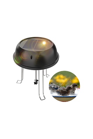 Springsun Güneş Enerjili Kuş Banyosu Su Hareketlendirici - Pil Gerekmez, 5v 0.5w