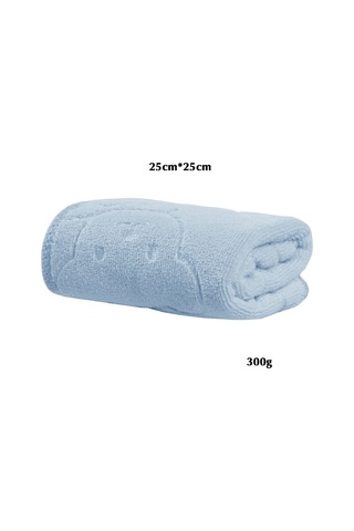 Yumuşak Hızlı Kuru Yüz Temizlik Havluları, Banyo, Ev Veya Otel Kullanımı İçin Yeniden Kullanılabilir Light Blue, 300g