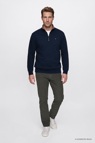 Wrangler Pamuklu Selanik Regular Fit Normal Kesim Fermuarlı Erkek Sweatshirt W2620081410 Lacivert