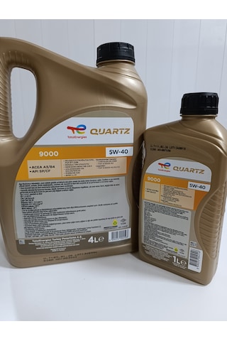 Total Quartz 9000 5W-40 Motor Yağı 5 L