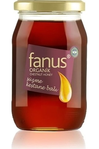 Fanus Organik Süzme Kestane Balı 460 G