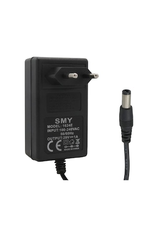 Smy 1624e 29 Volt 1 Amper 5.5 2.5 + 5.5 2.1 Uç Uyumlu Priz Tipi Adaptör