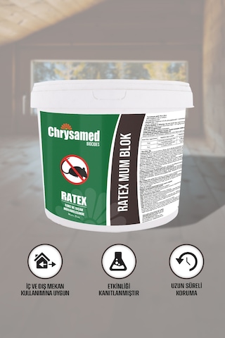Chrysamed Ratex Mum Blok Fare Zehiri 5 KG