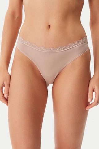 Calvin Klein Thong Bej Kadın Alt Çamaşır-9216 Beige