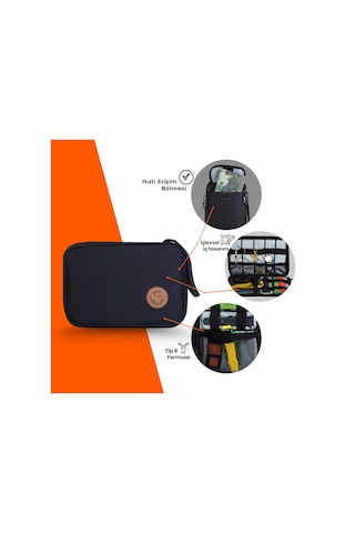 Npo Array Kablo Makyaj ve Aksesuar Organizer Çantası