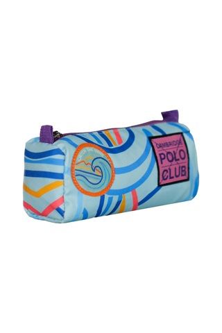 Cambridge Polo Club Wave Tek Bölmeli Unisex Çocuk Kalemlik Turkuaz