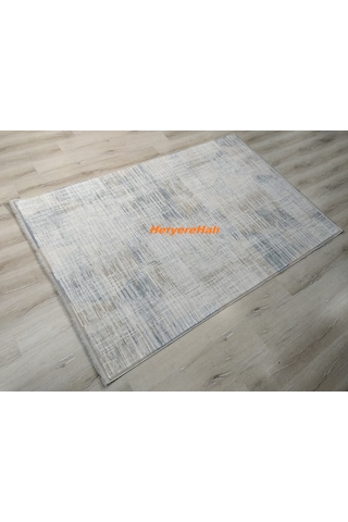 Modena Mdn 02 Cream Blue Şık Ve Modern Sıkı Dokuma Hav Toz Vermez