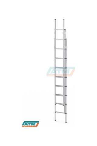 3*3=9 MT 65X25 ÜÇ PARÇALI  SÜRGÜLÜ MERDİVEN