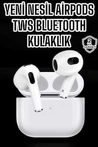 Kablolu Kulakiçi Kulaklık 3.nesil Tws Bluetooth Kulaklık Mikrofonlu Anc Özelliği Dokunmatik Kontrol