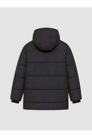 LC Waikiki Lcw Kids Siyah Su İtici Erkek Çocuk Şişme Mont New Black