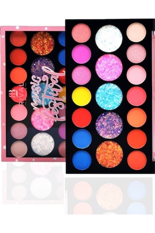 Ronassi Cosmetics Yeni Music Festivali Glitterli Far Paleti 19'lu