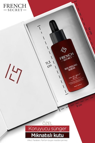French Secret Canlandırıcı Ton Eşitleyici ve Leke Karşıtı Yenileyici Red Peeling 30 ML