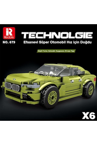 Reobrix Creator 679 Bmw X6 Araba Suv Yaratıcı Yapı Blok Seti Building Blocks - 452 Parça