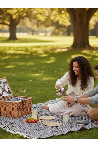 Beylini Çok Amaçlı Örtü Koltuk Çekyat Kilim Yatak Piknik Örtüsü Zemin Kaplama Yıkanabilir Saçaklı 170x200 Cm Siyah