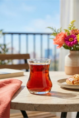 Lav Eda Cam Çay Bardağı 6 Kişilik 170 ml
