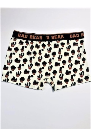Bad Bear Erkek Boxer Cactus Beyaz