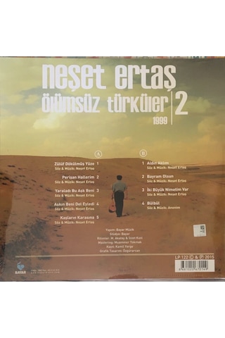 Neşet Ertaş Ölümsüz Türküler 2 Lp
