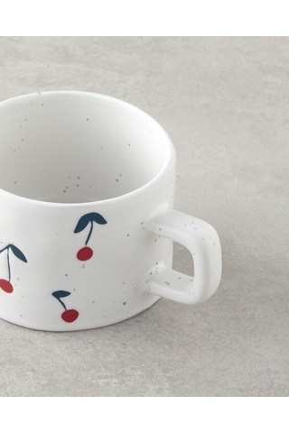 Cherry Garden Stoneware Kupa 280 Ml Kırmızı