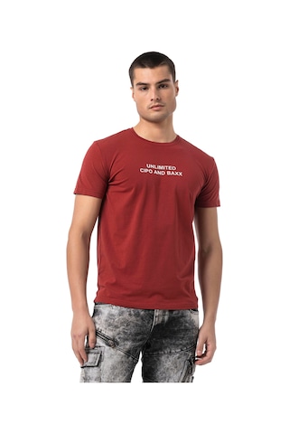 Cipo & Baxx Erkek Regular Fit Baskılı Pamuklu T-shirt Ct827 Çok Renkli Cipo & Baxx Erkek Regular Fit Baskılı Pamuklu T-shirt Ct827 Çok Renkli