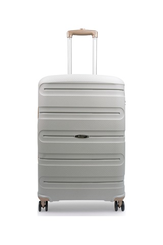 Artemis Polipropilen Pp Kırılmaz 2'li Valiz Seti Büyük Ve Kabin Boy - Gri Gri