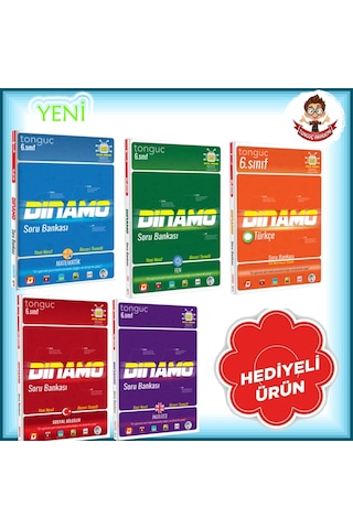 Tonguç 6. Sınıf Dinamo Tüm Dersler Soru Bankası Set (519262199)