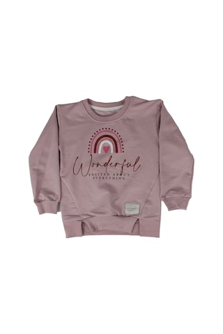 Bebegen Kız Çocuk Gülkurusu Wonderful Yazılı Gökkuşağı Fitilli Taytlı 2'li Takım Çok Renkli