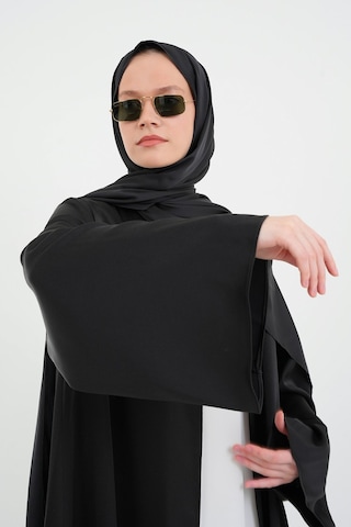 Şakika Kadın Aysaha Abaya Ferace & Şal-145cm Siyah