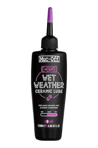 Muc-off E-bike Wet Seramik Lube Zincir Yağı 120ml Mor