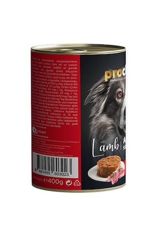 Pro Choice Adult Kuzulu Yetişkin Köpek Konservesi 6 x 400 G