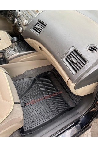 Honda Civic 2006-2012 Arası 3d Kauçuk Kokusuz Badela Marka Paspas