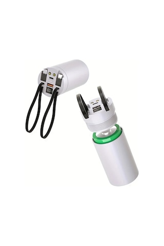 Xuweiwei 4680 X1 Pd Gümüş Dairesel 4680 Batarya Kutusu Dahili Tel Pd Hızlı Şarj Kaynaksız Güç Bankası Kiti