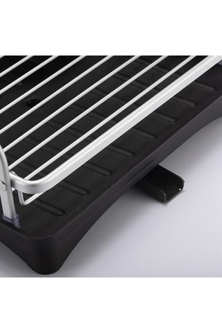 Gümüş Alüminyum Alaşımlı Bulaşık Rafı Süzgeç Mutfak Depolama Kurutma Raf Tepsisi Aşırı Lavabo Gereçleri Tutucu Drenajı Raflar Ve Amp Tutucular -