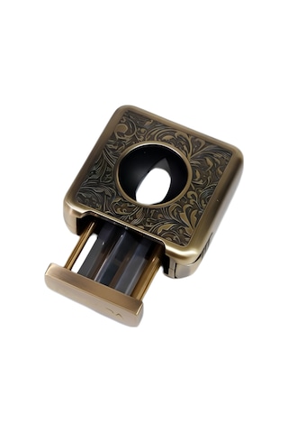 Parmida Gold İşlemeli V-cut Puro Makası Kesici