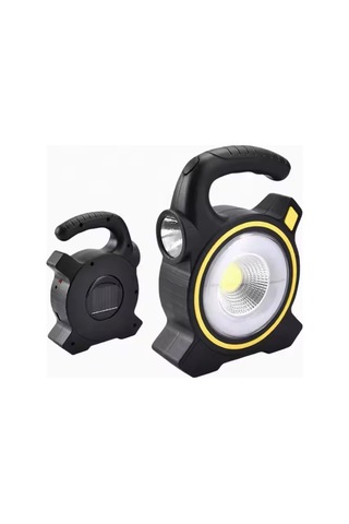 Solar Şarjlı Led Fener Güneş Enerjili Taşınabilir Kablosuz Şarj Edilebilir Kamp Lambası, Powerbank Ö Çok Renkli