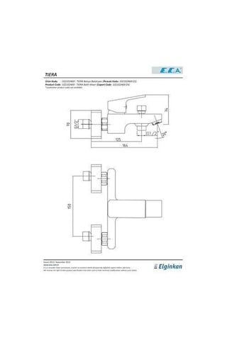 E.c.a. Tiera 104802469 Banyo Bataryası - Beyaz