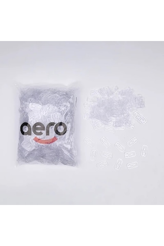 Aero Dilara Klips 34 Mm Şeffaf 1.000 Adet Şeffaf