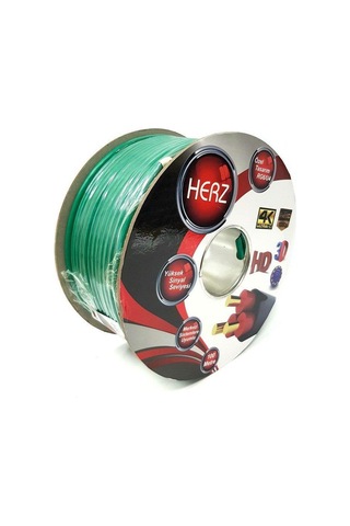 Herz Rg6U4 Full Hd 4K Uydu Anten Kablosu 100Metre Yeşil