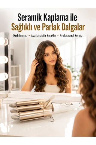 Bukle Saç Maşası Kolay Kullanım, Zindeliklı Bukleler Yüksek Isılı