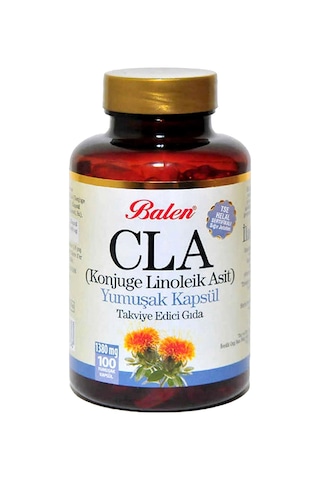 Balen Cla (Aspir Yağı) Yumuşak Kapsül 1380 MG 100 Kapsül 3 Adet