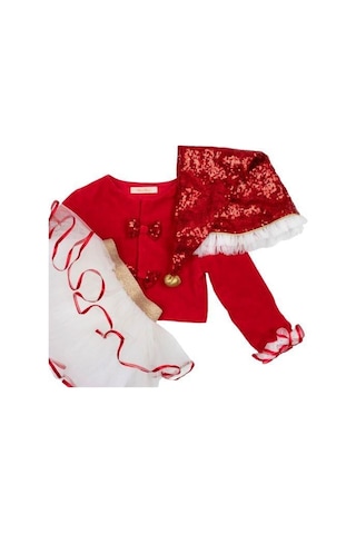 Meri Meri - Santa's Little Helper Kostüm / 3-4 Yaş 0 - 99