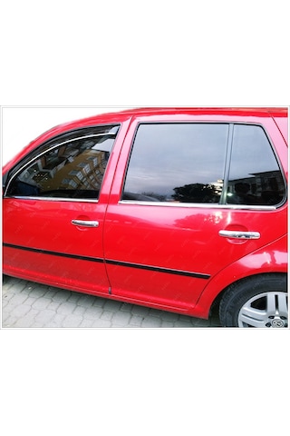 Vw Golf 4 Krom Cam Çıtası 4 Prç. 1998-2004 P. Çelik