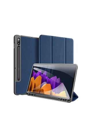 Dux Ducis Galaxy Uyumlu Tab S8 Plus X800/x806 S7fe T730/t736b S7 Plus T970/t976b Kılıf Domo Series- 5775 Tablet Kılıfı
