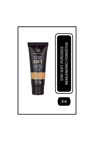 Golden Rose Stay Soft Smooth Hydrating Foundation No: 215 - Nemlendirici Fondöten Spf 15