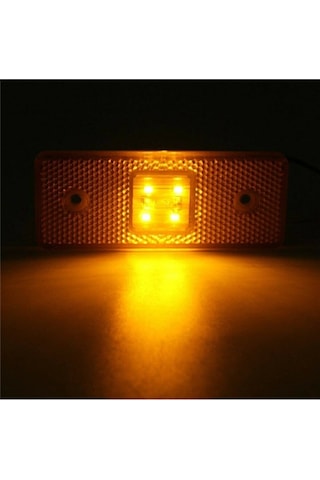 Gpr Side Marker Yan Led Lamba Dorse Kamyon Otobüs E Onaylı 12-24 V 10 Adet