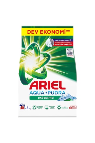 Ariel Toz Çamaşır Deterjanı Dağ Esintisi 40 Yıkama 6 KG