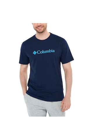 Columbia CSC M Basic Logo Brushed Erkek Kısa Kollu T-Shirt Lacive Koyu Lacivert
