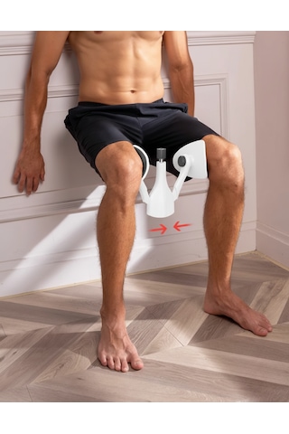 Pelvik İç Bacak Kas Egzersiz Aleti, Kalça Sıkılaştırıcı Kegel Egzersiz Aleti 7-16kg Direnç,beyaz